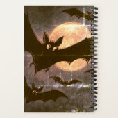Halloween Bat Moon Notitieboek (Achterkant)