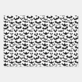Halloween Bat Paarse Inpakpapier Vel (Voorkant 3)