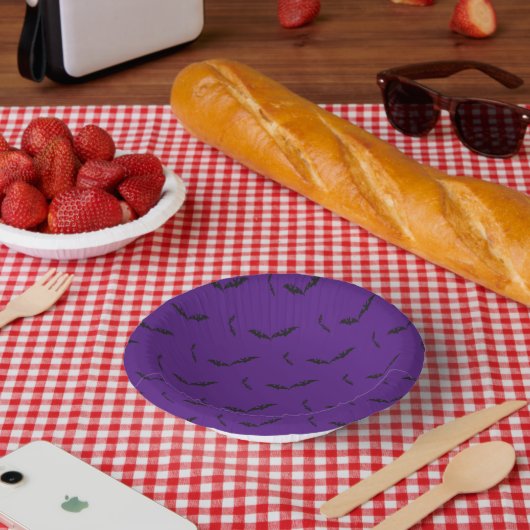 Halloween/Bat Paper Bowls Papieren Kommen (Picknick)