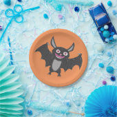 Halloween Bat Papieren Bordje (Feest)