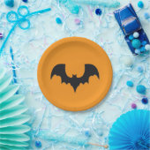 Halloween bat papieren bordje (Feest)