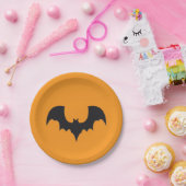 Halloween bat papieren bordje (Feest)