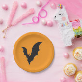 Halloween bat papieren bordje (Feest)