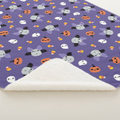 Halloween bat-patroon sherpa deken (3/4)
