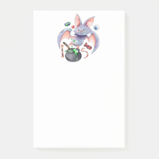 Halloween Bat Post-it Notes (Voorkant)
