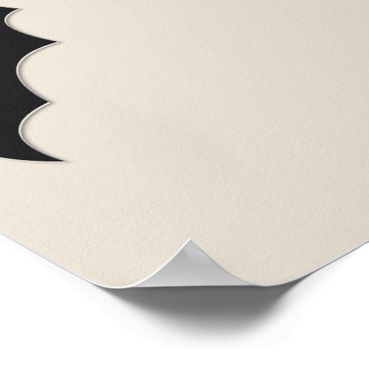 Halloween bat poster (Hoek)