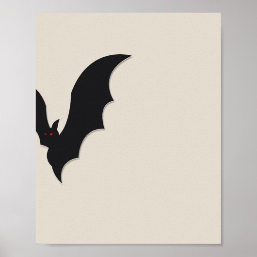 Halloween bat poster (Voorkant)