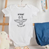 🦇 Halloween Bat & Pumpkin Mijn eerste boek! Romper