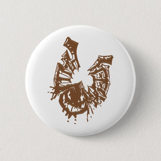 Halloween Bat Ronde Button 5,7 Cm (Voorkant)