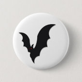 Halloween bat ronde button 5,7 cm (Voorkant)