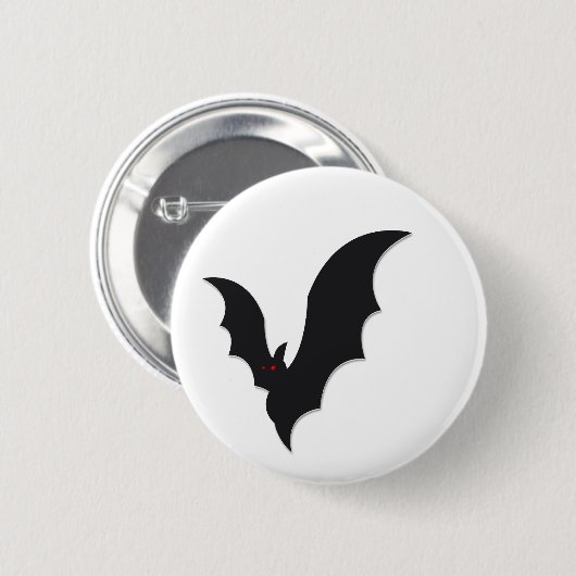 Halloween bat ronde button 5,7 cm (Voorkant /achterkant)
