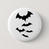 halloween bat ronde button 5,7 cm (Voorkant)