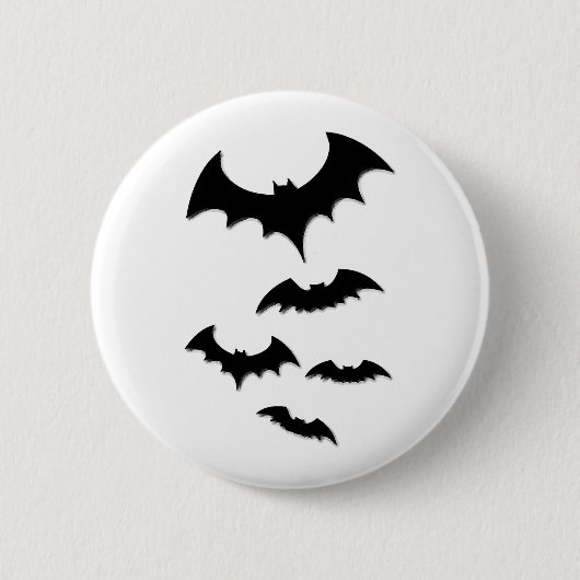 halloween bat ronde button 5,7 cm (Voorkant)