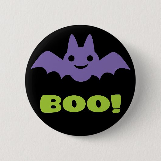 Halloween Bat Ronde Button 5,7 Cm (Voorkant)