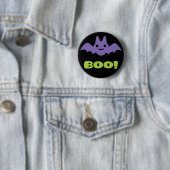 Halloween Bat Ronde Button 5,7 Cm (In situ)