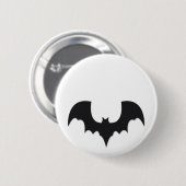 Halloween bat ronde button 5,7 cm (Voorkant /achterkant)