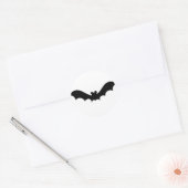 Halloween Bat Ronde Sticker (Envelop)
