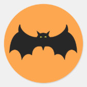Halloween Bat Ronde Sticker (Voorkant)