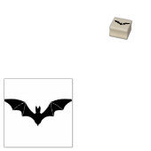Halloween Bat Rubberstempel (Gestempeld)