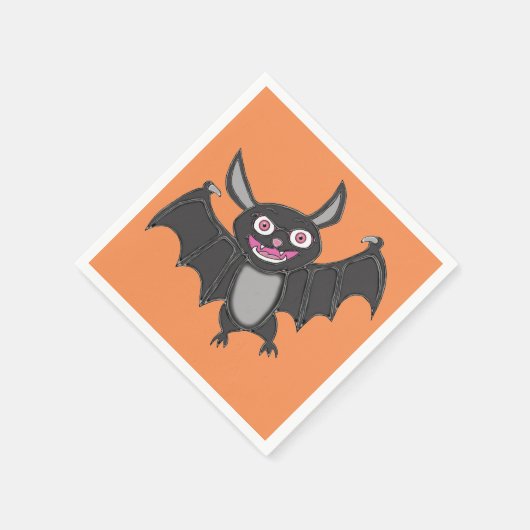 Halloween Bat Servet (Hoek)