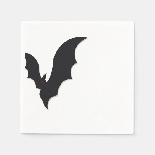 Halloween bat servet (Voorkant)
