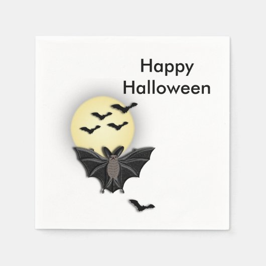 Halloween Bat Servet (Voorkant)