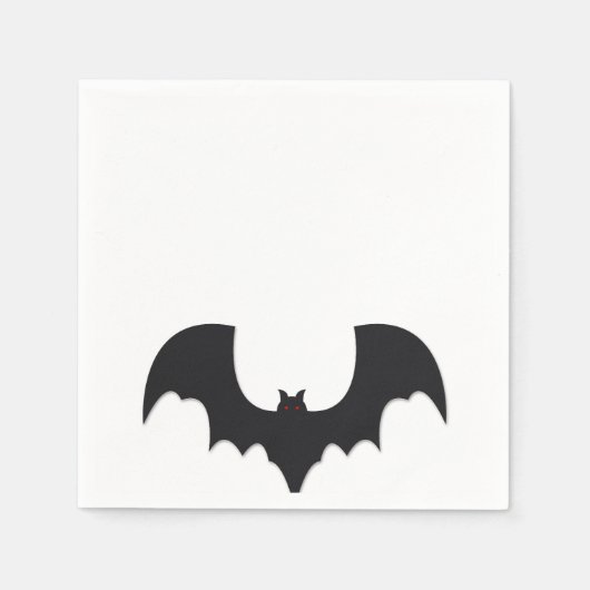 Halloween bat servet (Voorkant)