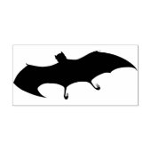 Halloween Bat Silhouette Rubber Art Stamp Rubberstempel (Afrduk)