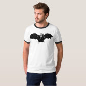 Halloween bat skeletshirt t-shirt (Voorkant volledig)