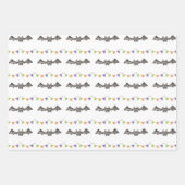 Halloween Bat Spider Pattern Wrapping Paper (Voorkant 3)