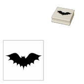 Halloween Bat Stamp Rubberstempel (Gestempeld)