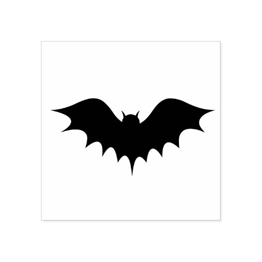Halloween Bat Stamp Rubberstempel (Afrduk)