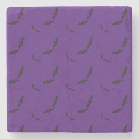 Halloween/bat Stenen Onderzetter (Voorkant)