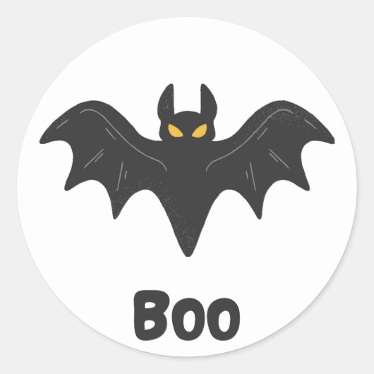 Halloween Bat Sticker (Voorkant)