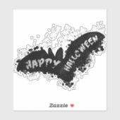 Halloween Bat Sticker (Vel)