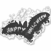 Halloween Bat Sticker (Voorkant)