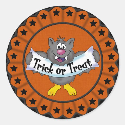 Halloween Bat Sticker (Voorkant)