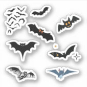Halloween Bat Stickers (Voorkant)