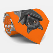 Halloween Bat Stropdas! Bat Lover. Vruchtvlekken! Stropdas (Opgerold)