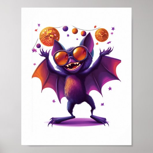 Halloween Bat-tastic Party Poster (Voorkant)