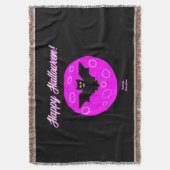 Halloween Bat Throw Blanket Deken (Voorkant Verticaal)