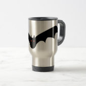 Halloween Bat Travel Mug Reisbeker (Voorkant rechts)