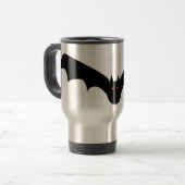 Halloween Bat Travel Mug Reisbeker (Voorkant links)