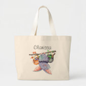 Halloween Bat Trick or treat Canvas tas (Voorkant)