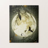 Halloween Bats and Birds Moon Legpuzzel (Verticaal)
