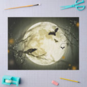 Halloween Bats and Birds Moon Tissuepapier (Craft)