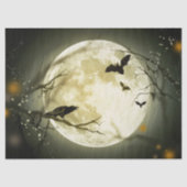 Halloween Bats and Birds Moon Tissuepapier (Voorkant)
