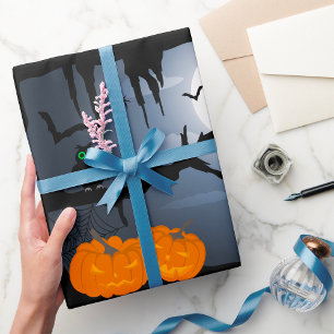 Halloween Bats and Owl Cadeaupapier