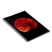 HALLOWEEN BATS AND TREES NOTITIEBOEK (Rechterzijde)