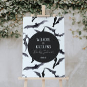 Halloween Bats Baby shower Welkomstbord Poster